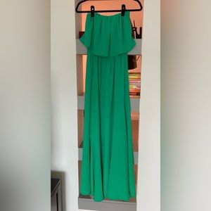 Judith March, maxi dress, slit up right side of dress, M